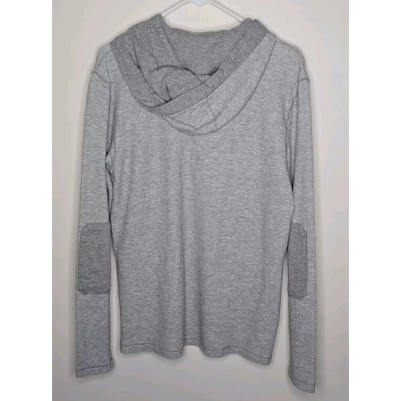 Michael Michael Kors 3-Button Long Sleeve Cotton Hooded Pullover Fitted Mens M - Picture 4 of 9